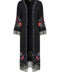 Exquisite Embroidered Kimono