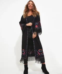 Exquisite Embroidered Kimono