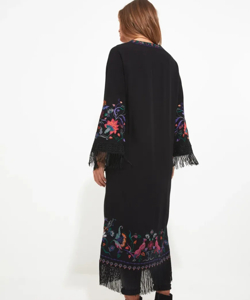 Exquisite Embroidered Kimono