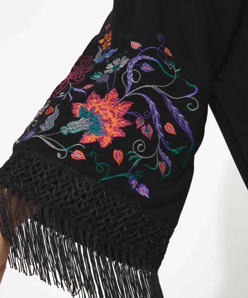 Exquisite Embroidered Kimono