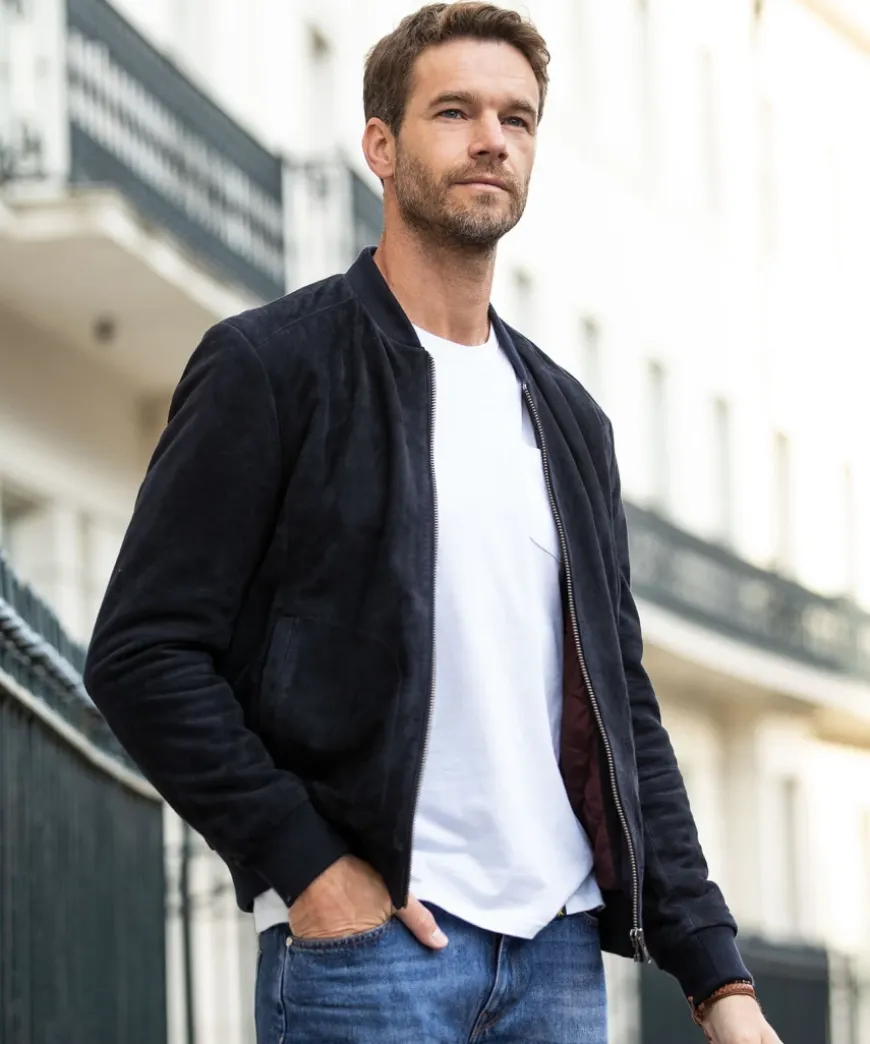 Exquisite Premium Suede Bomber