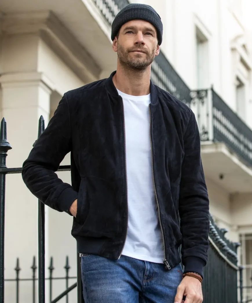 Exquisite Premium Suede Bomber