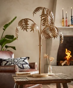 Extravagant Palm Leaf Table Lamp