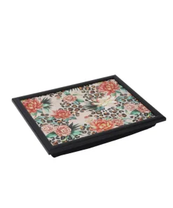 Fabulous Zebra Floral Lap Tray