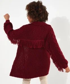 Fabulously Fringed Cardigan