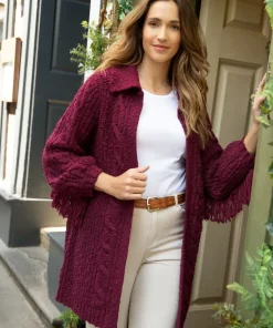 Fabulously Fringed Cardigan