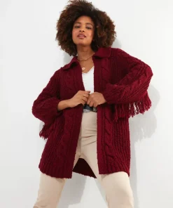 Fabulously Fringed Cardigan