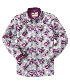 Faded Floral Skull Shirt