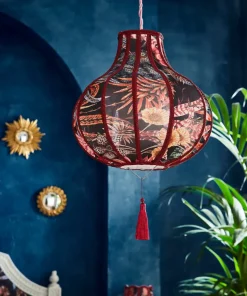 Fantastically Floral Mesh Pendant Shade