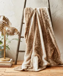 Fawn Fur Throw