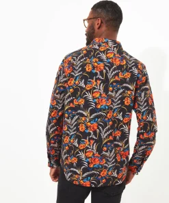 Fiery Fun Floral Shirt