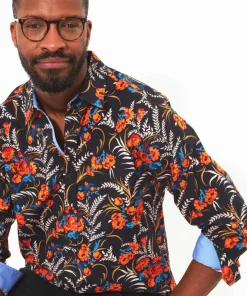 Fiery Fun Floral Shirt