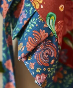 Folk Floral Frill Trim Apron