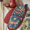 Folk Floral Oven Glove