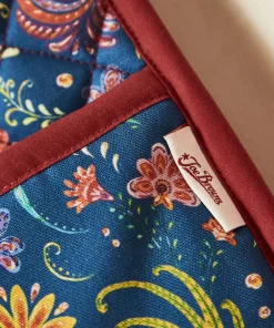 Folk Floral Oven Glove
