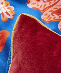 Folk Fox Crewel Work Cushion