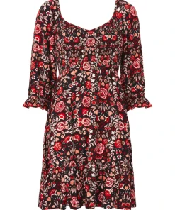 Folky Floral Tunic Dress