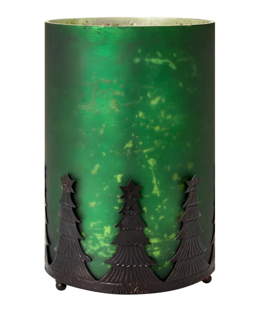 Forest Green Candle Holder