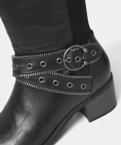 Free Rebel Zip Detail Boots