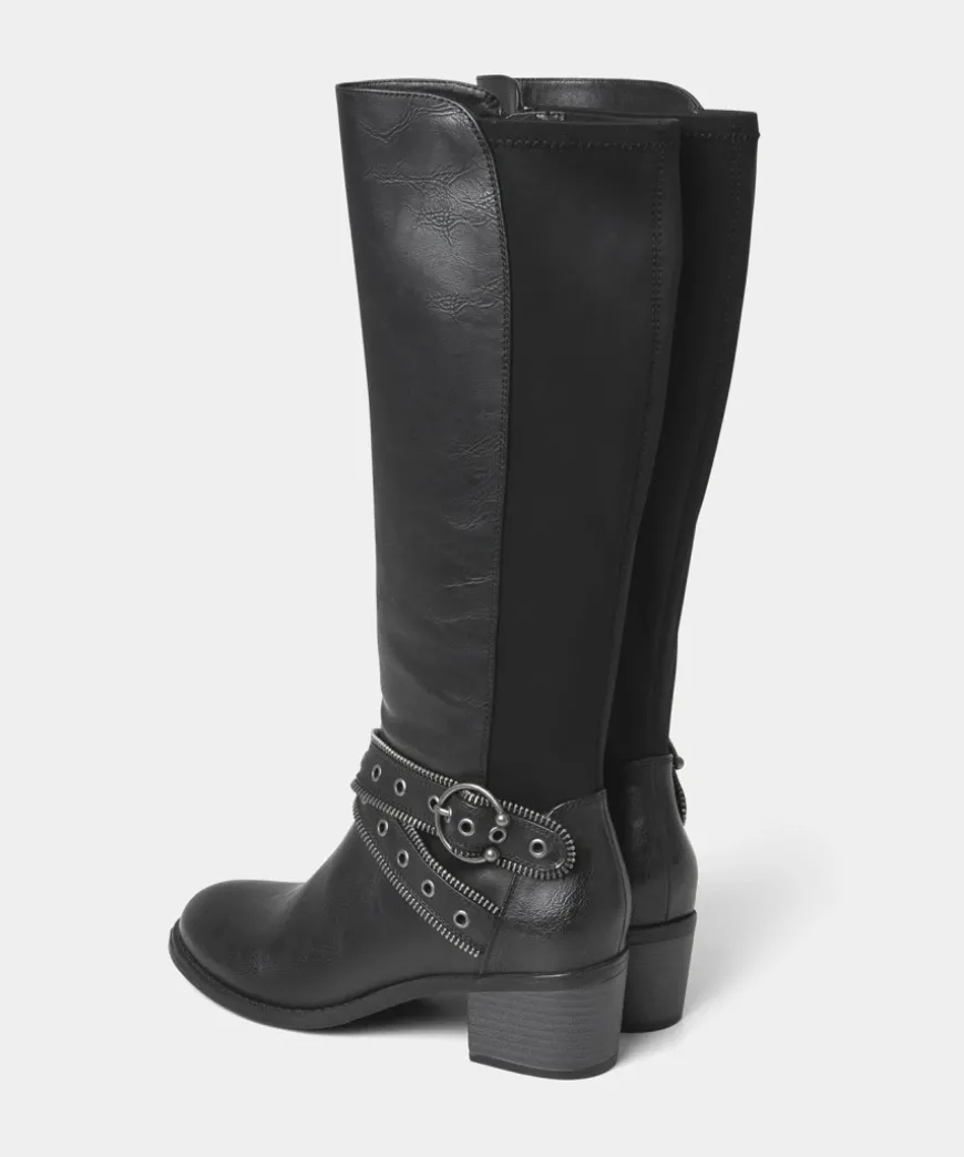 Free Rebel Zip Detail Boots