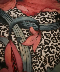 Funky Floral Leopard Reversible Bed Set