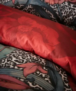 Funky Floral Leopard Reversible Bed Set