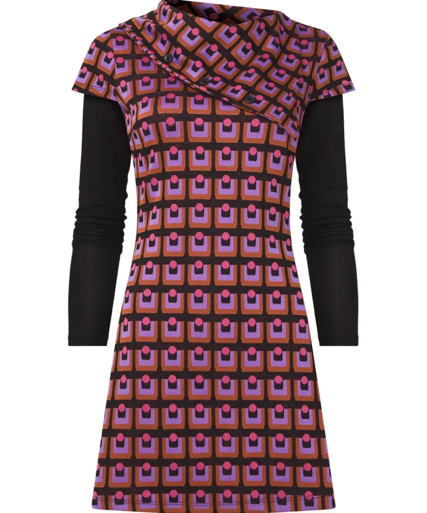 Funky Jacquard Layered Top