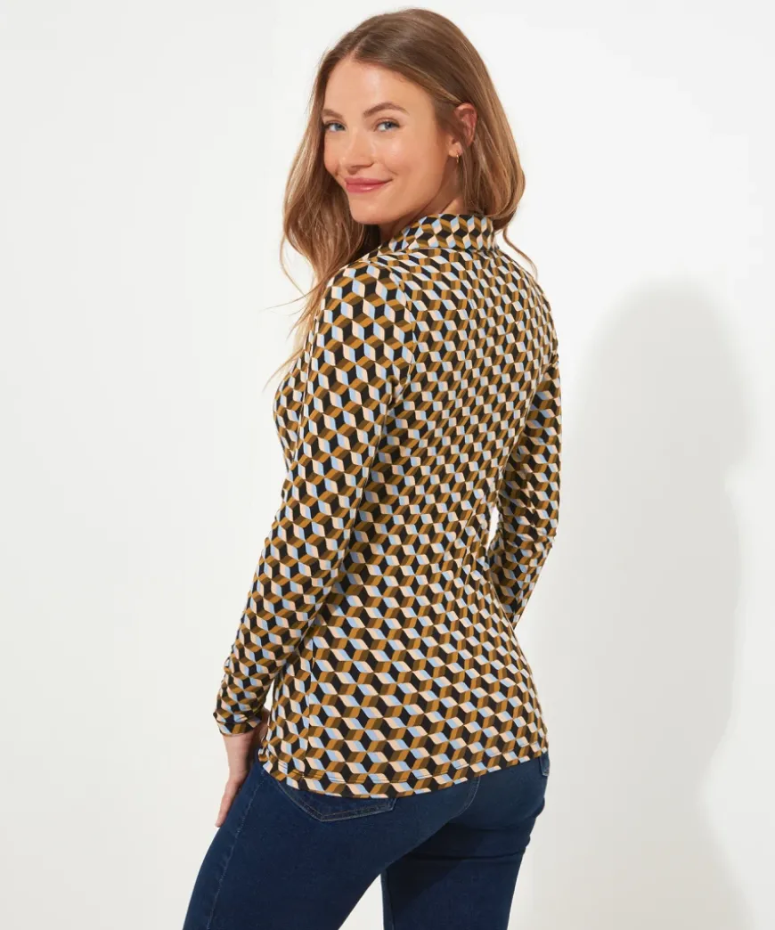 Geo Print Top