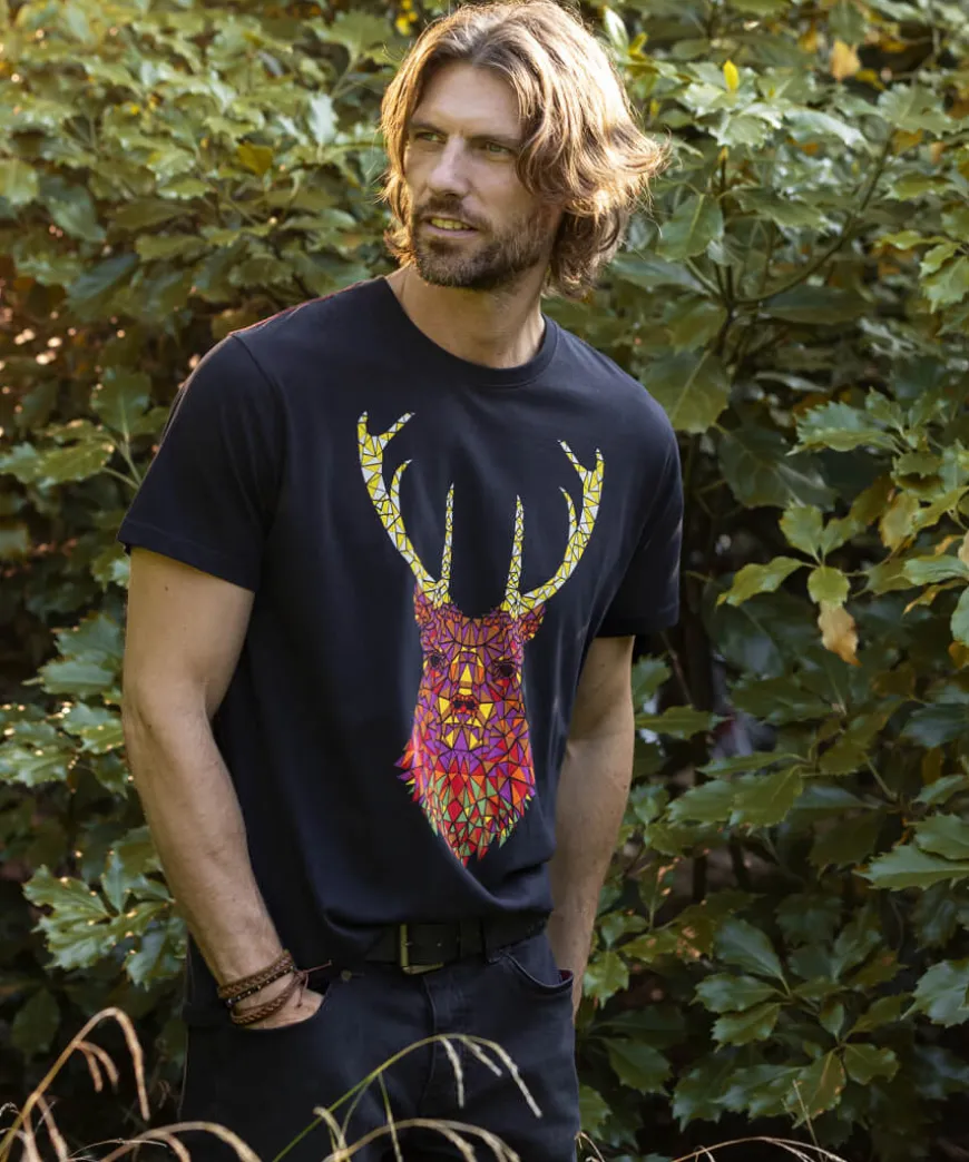 Geo Stag Tee