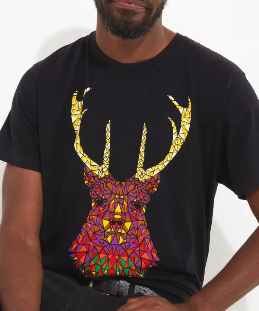 Geo Stag Tee