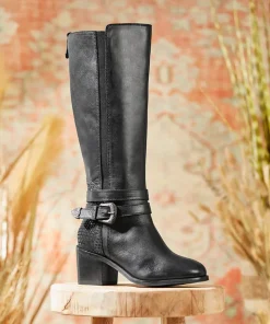 Gigi Premium Leather Rider Boots