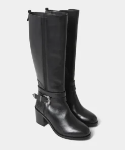 Gigi Premium Leather Rider Boots