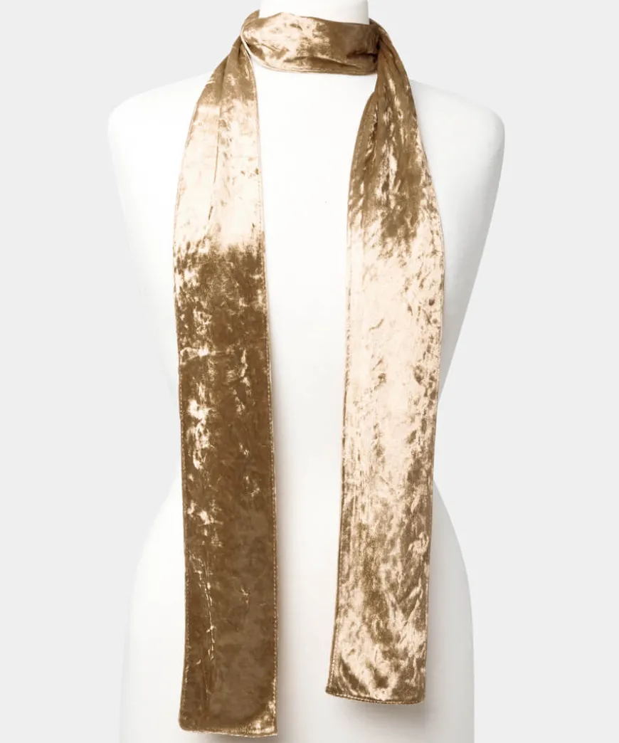 Glam Velvet Skinny Scarf