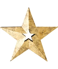 Gold Star Tea Light Holder