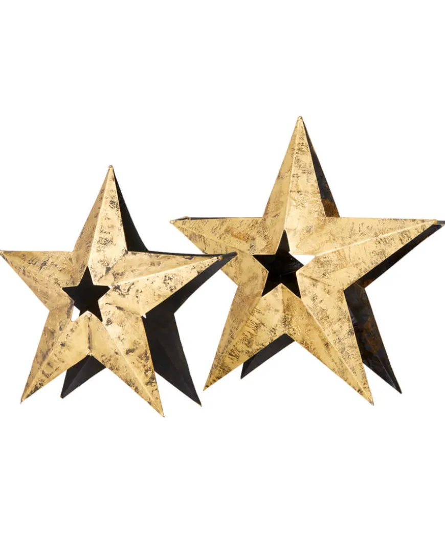 Gold Star Tea Light Holder