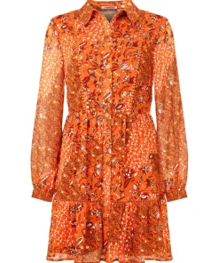 Golden Sunset Tunic Dress