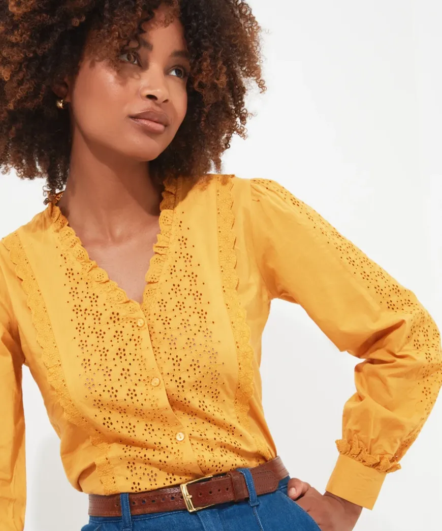 Gorgeous Broderie Blouse