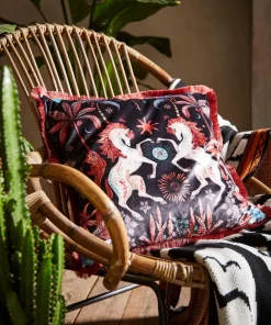 Hypnotic Horses Reversible Cushion