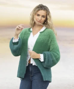 Ibiza Fluffy Knit Cardigan