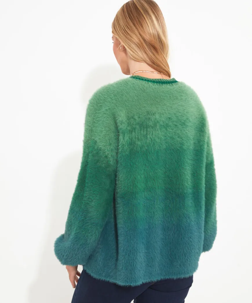 Ibiza Fluffy Knit Cardigan