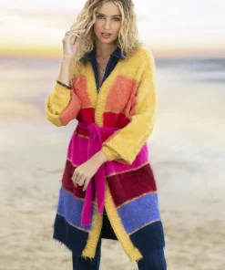 Ibiza Multicolour Stripe Cardigan