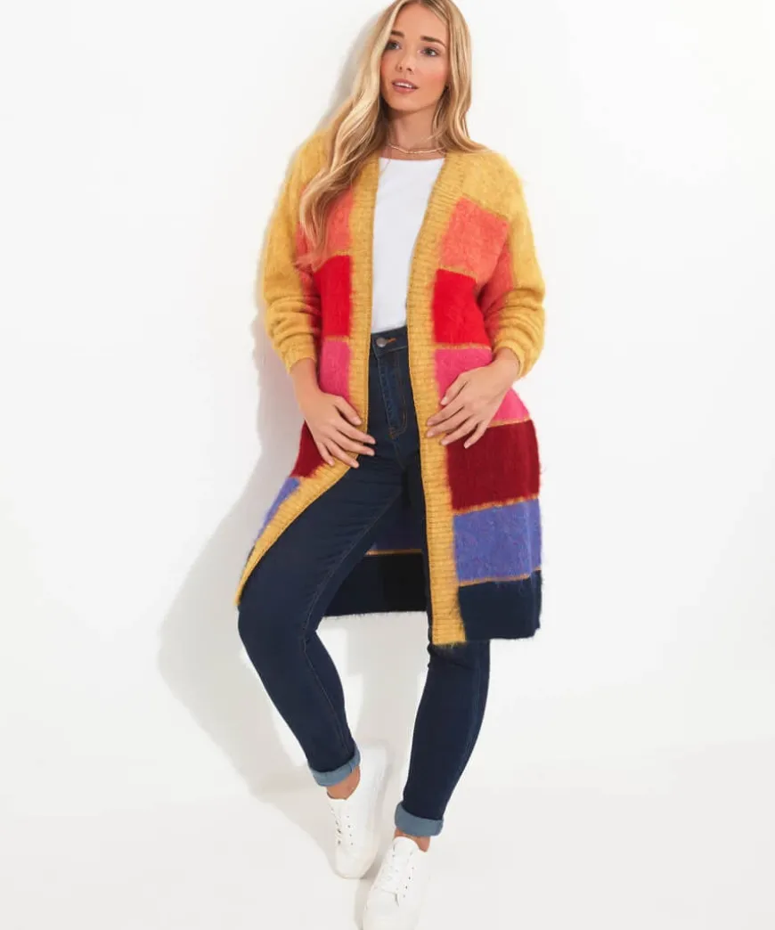 Ibiza Multicolour Stripe Cardigan