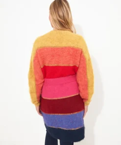 Ibiza Multicolour Stripe Cardigan