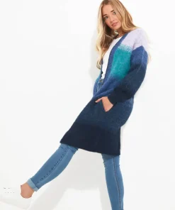 Ibiza Ombre Tie Waist Cardigan