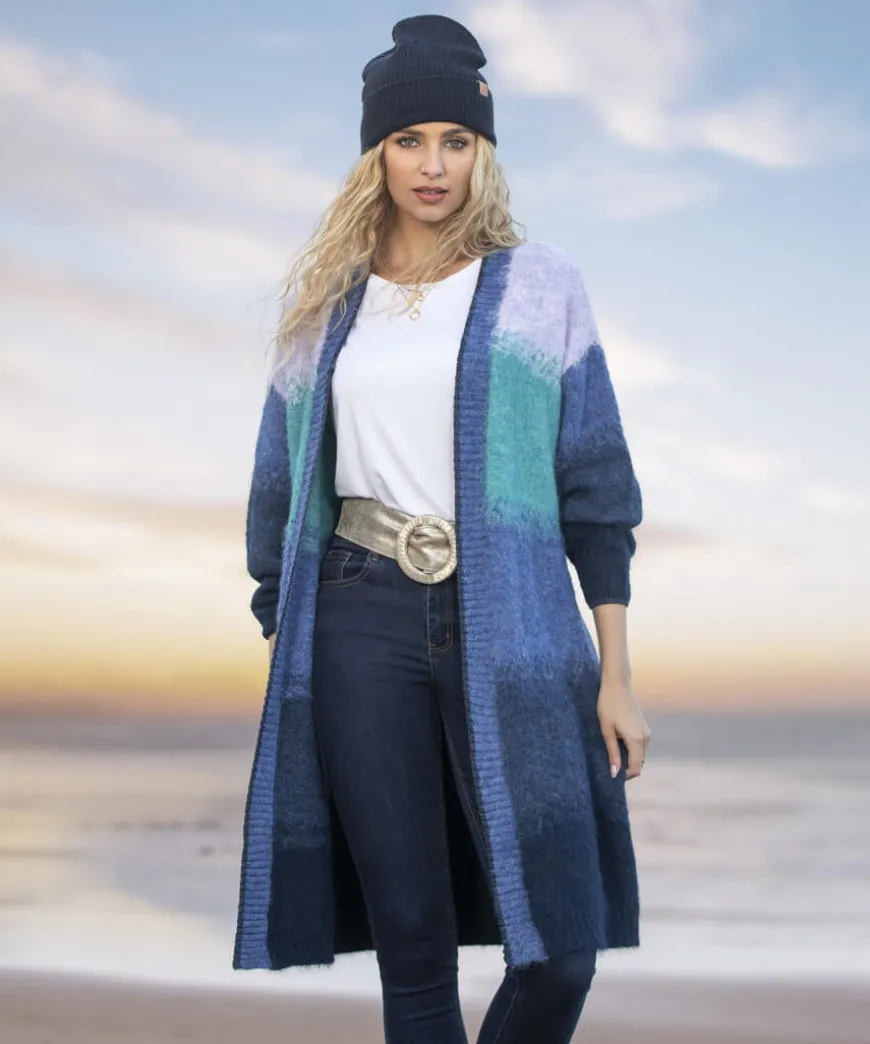 Ibiza Ombre Tie Waist Cardigan