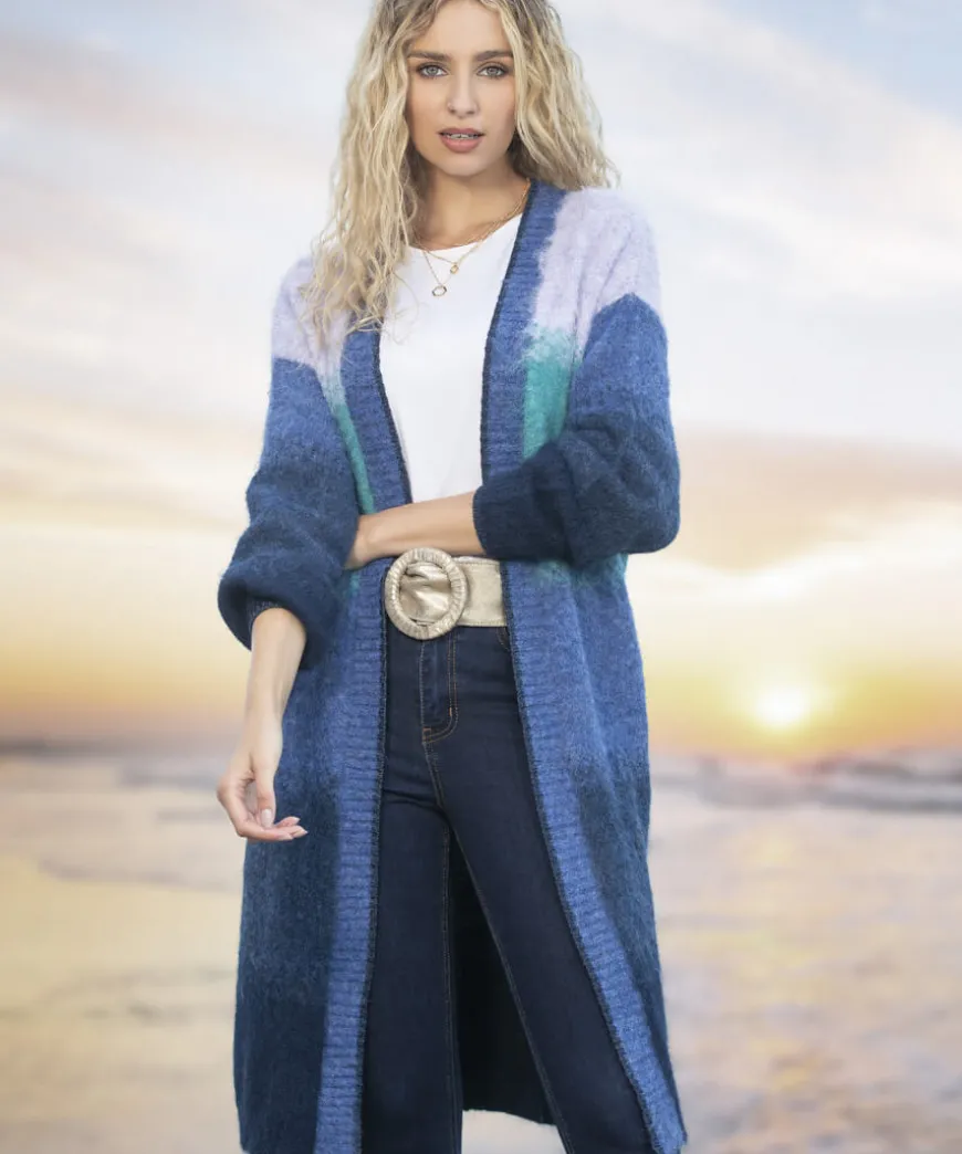 Ibiza Ombre Tie Waist Cardigan