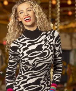 In A Swirl Jumper Dress