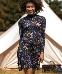 Into The Forest Jersey Dress