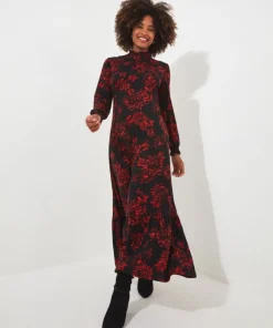 Into The Night Floral Dress