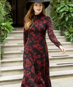 Into The Night Floral Dress